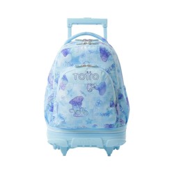 Mochila Escolar Totto con Ruedas Adaptable Tiza Game Tamaño Mochilas Mochila L Color Mochilas  Mochila Estampada Presentación Mochilas Mochila con Ruedas