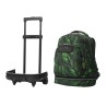 Mochila Escolar Totto con Ruedas Adaptable Tiza Selva