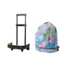 Mochila Escolar Totto con Ruedas Adaptable Tiza Purple