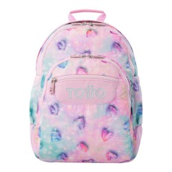 Mochila Escolar Totto Rayol Glitter Love Tamaño Mochilas Mochila L Color Mochilas  Mochila Estampada Presentación Mochilas Mochila Adaptable 