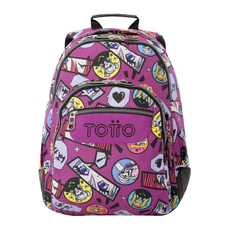 Mochila Escolar Totto Rayol Comic