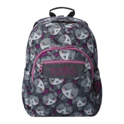 Mochila Escolar Totto Acuareles Catty Tamaño Mochilas Mochila M Color Mochilas  Mochila Estampada Presentación Mochilas Mochila sin Ruedas