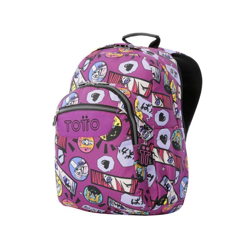 Mochila Escolar Totto Acuareles Comic