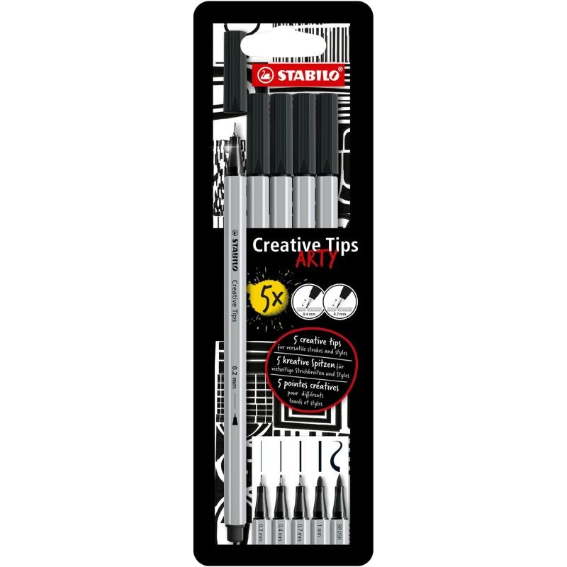 Estuche Stabilo Carton Creative Tips 5 Uds