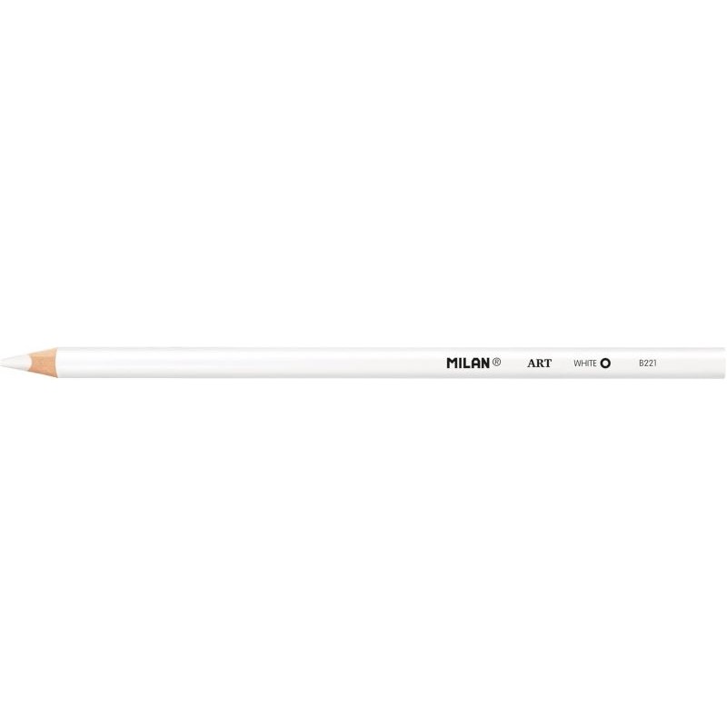 Lápiz Blanco de Dibujo Mina Gruesa 4mm