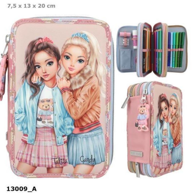 Estuche Plumier Triple Team Teddy Top Model