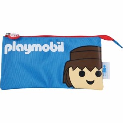 Estuche Triple Playmobil Estuches Compartimientos Triple Compartimiento  Estuches Tipo Plano  Estuches Material  Poliéster 