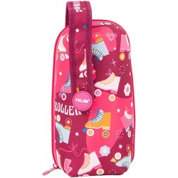Kit 4 Estuches Con Contenido Roller Rosa