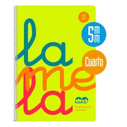 Cuaderno Lamela 5 mm Plastilina Color  Amarillo