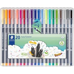 Estuche 20 Rotuladores Triplus Fineliner Staedler