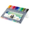 Estuche 20 Rotuladores Triplus Fineliner Staedler