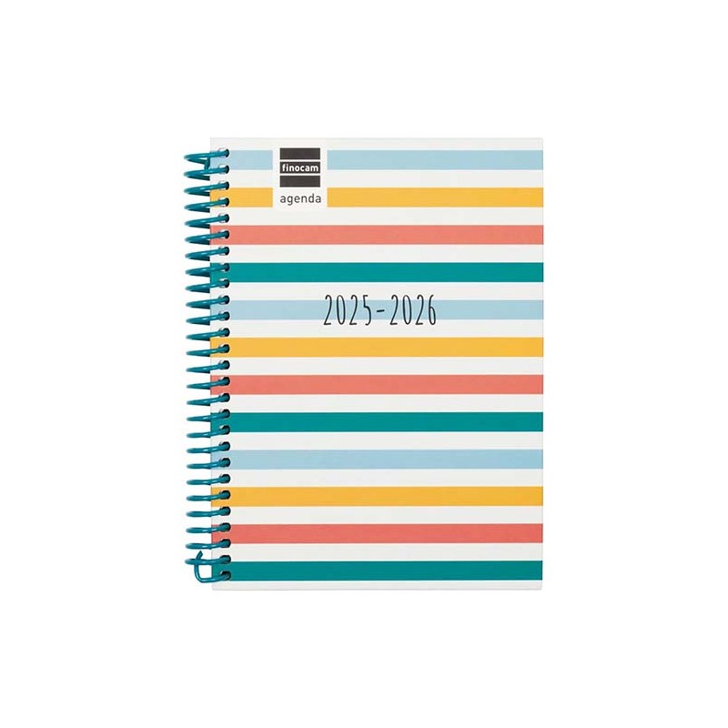 Agenda Escolar 25-26 Diva Finocam Colors – Día Página o Semana Vista