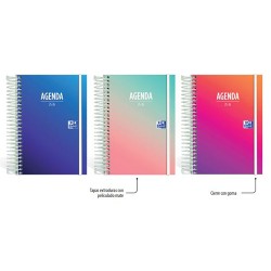 Agenda Escolar 25-26 Oxford Gradient Dia Pagina Agendas Vista Dia Pagina Meses Agenda 12 Meses Agenda Lenguaje Español Tamaño Agenda 12x18 Cms Agendas Presentación Espiral Tapa Agenda Oxford Tapa Extradura