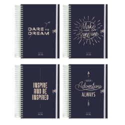 Agenda Escolar 25-26 Oxford Sochic Agendas Vista Dia Pagina Meses Agenda 12 Meses Agenda Lenguaje Español Tamaño Agenda 12x18 Cms Agendas Presentación Espiral