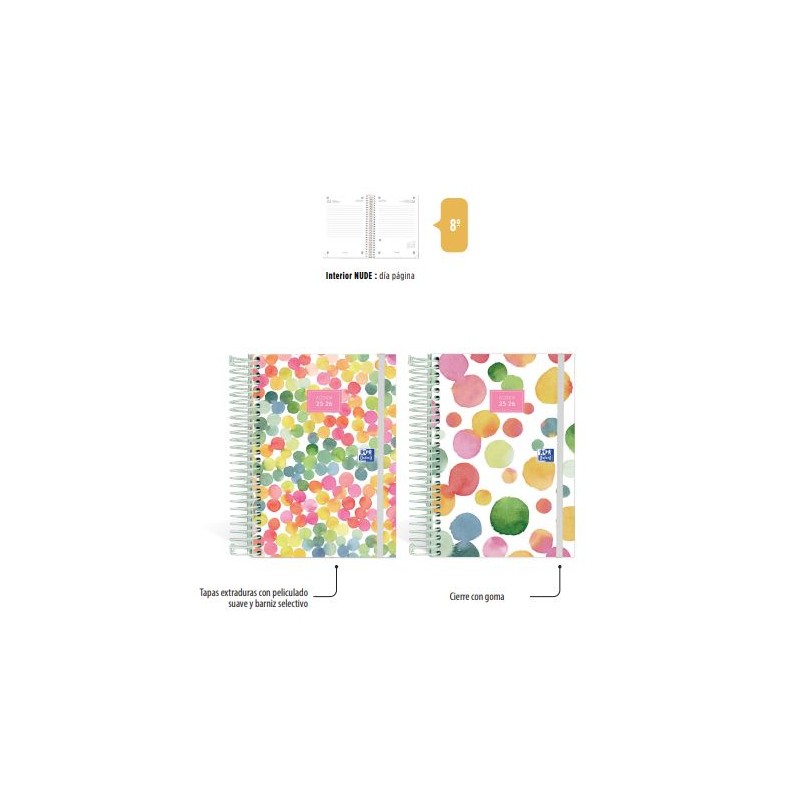 Agenda Escolar 25-26 Oxford Joy Dia Pagina