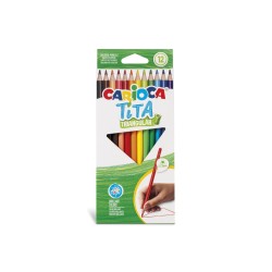 Lapiceros triangulares Carioca Caja Lapices cantidad 12