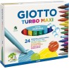 Rotuladores Giotto Punta Gorda Turbo Maxi 12 Colores