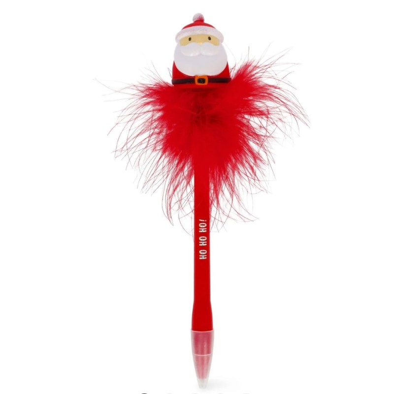 Boligrafo gel con luz papa noel