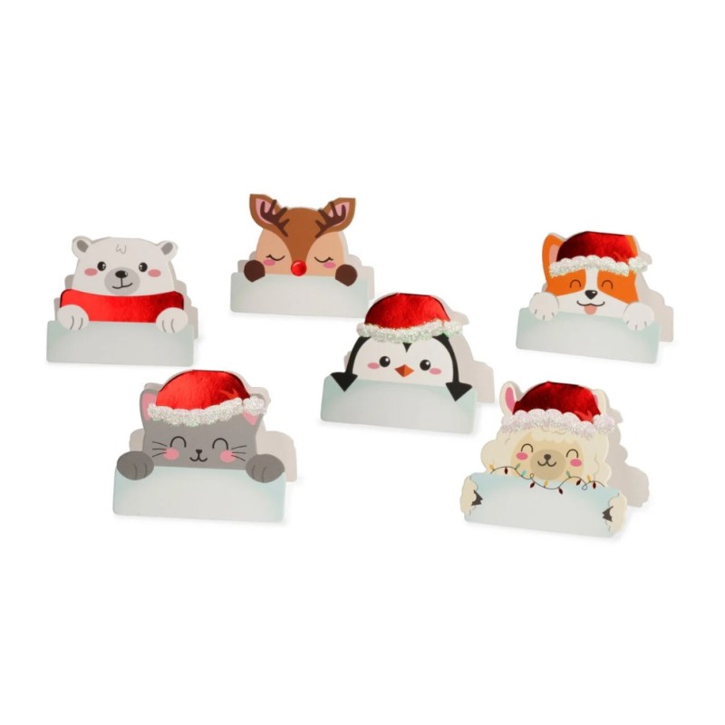 Set 12 marcasitios de navidad