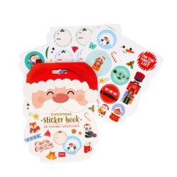 Libro de 150 pegatinas con tematica navideña