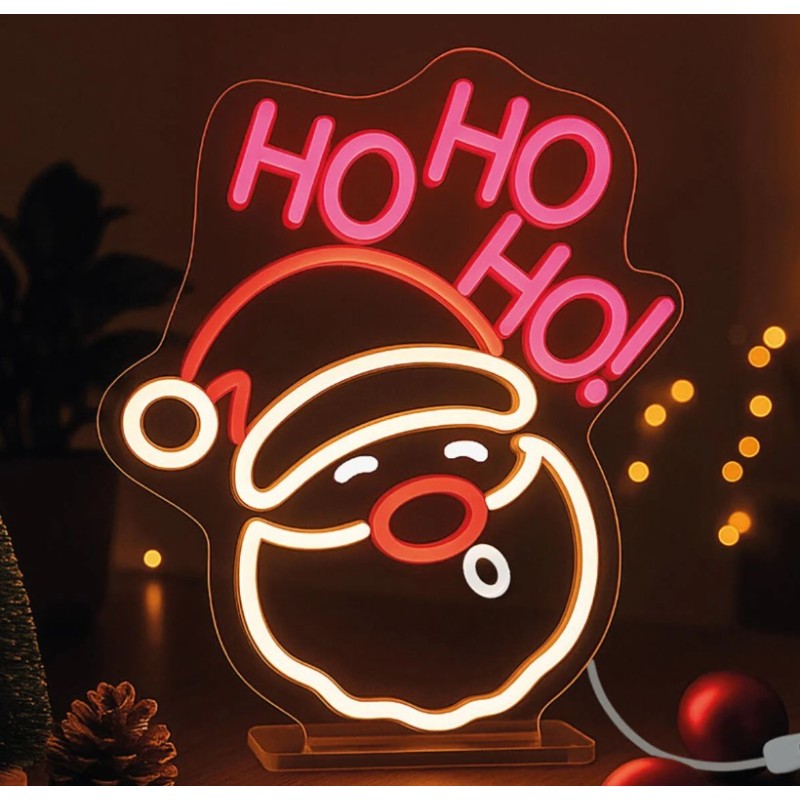 Letrero led neón - Santa Claus