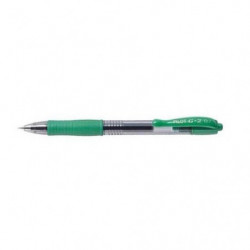 Bolígrafo Gel Pilot G-2 0,7 Verde Bolígrafo Tipo  Gel Bolígrafo Color Verde Bolígrafos Presentación  Monocolor  Bolígrafo Estilo  Retráctil   Bolígrafo Grosor  0,7