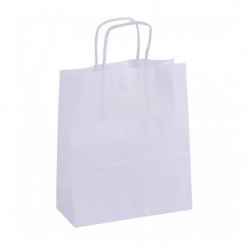 Bolsas Kraft Apli Blanca 18x8x21 Uds