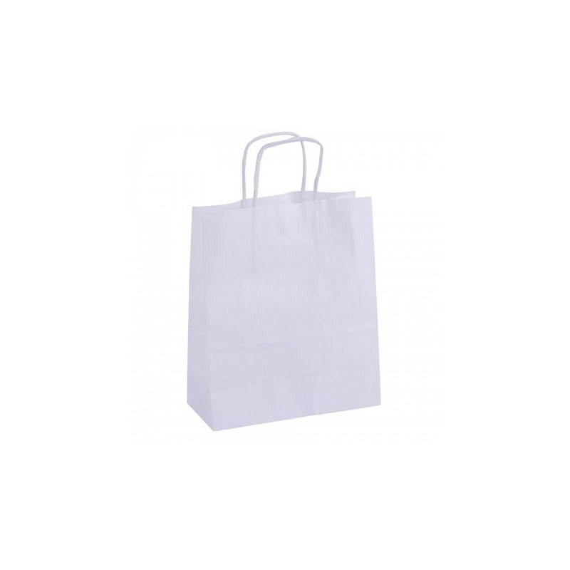 Bolsas Kraft Apli Blanca 18x8x21 Uds