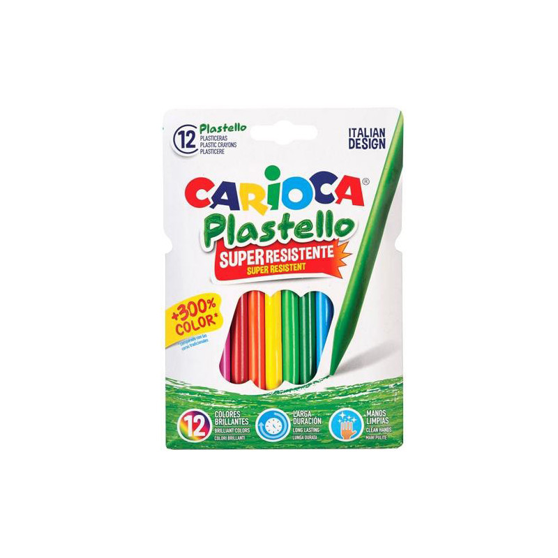 Ceras de Colorear Económicas Plastidecor 12 Uds