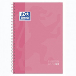 Cuaderno a4 Microperforado Oxford 5mm Rosa 80 Hojas