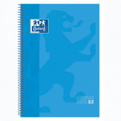 Cuaderno a4 Microperforado Oxford 5mm Turquesa 80 Hojas