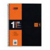 Cuaderno A4 Note Book 1 Polipropileno Naranja 80 Hojas|Cuadernos