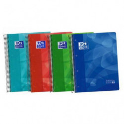 Cuaderno a4 Oxford Tapa Plastico 5mm 90 grs 120 Hojas