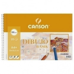 Cuaderno de Dibujo a4 Guarro Hojas Blancas 130 grs 20 Hojas