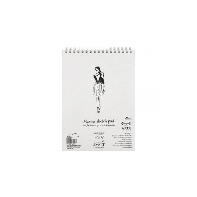 Cuaderno de Dibujo a5 Rotulador 100 Grs 50 Hojas