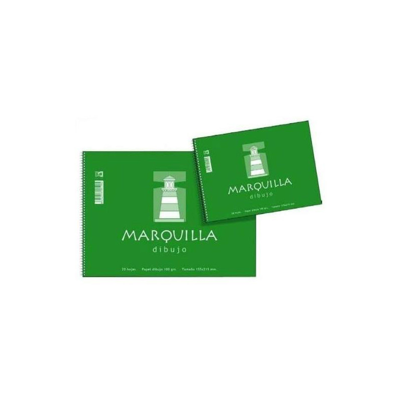 Cuaderno de Dibujo Folio Espiral Con Recuadro 90 Grs 20 Hojas