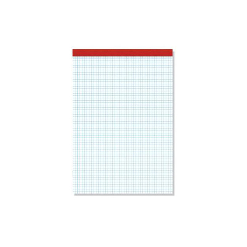 Cuaderno de Notas A5 Grapado Cuadriculado 80 Hojas