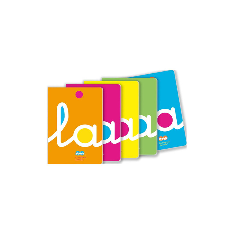 Cuaderno Lamela 4mm a4 Fluor Polipropileno 50 Hojas