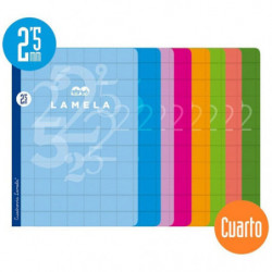 Cuaderno Lamela a5 Surtidas 2,5mm 50 Hojas