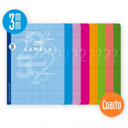 Cuaderno Lamela a5 Surtidas 3mm 50 Hojas