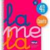 Cuaderno Lamela a5 Tapa Plastica Rosa 4mm 80 Hojas