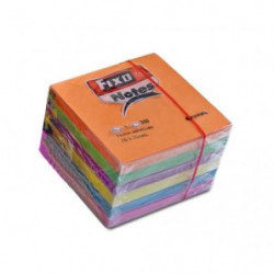 Notas Adhesivas Fixo 76x76mm Neón Pack 100 Hojas Notas Adhesivas Tamaño 76x76 mm Notas Adhesivas Color Neón Notas Adhesivas Forma  Cuadrado  Notas Adhesivas Cantidad 100 Hojas