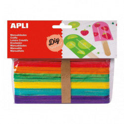 Palos de Polo Jumbo Apli Colores Surtidos 40Uds