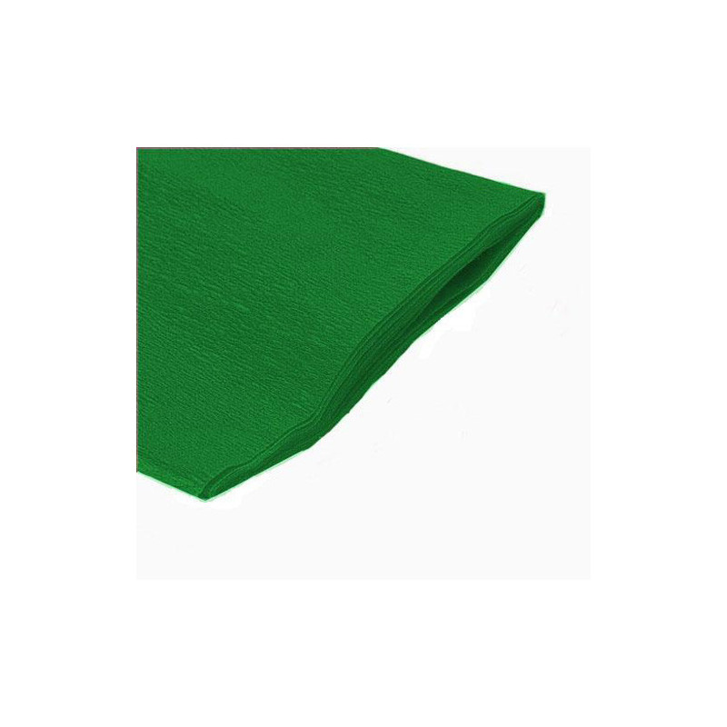 Papel Crespon Verde 2,5x0,5M Rollo