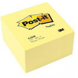 Post-It Notas Adhesivas Amarillo 636-B 76x76mm 450 Hojas