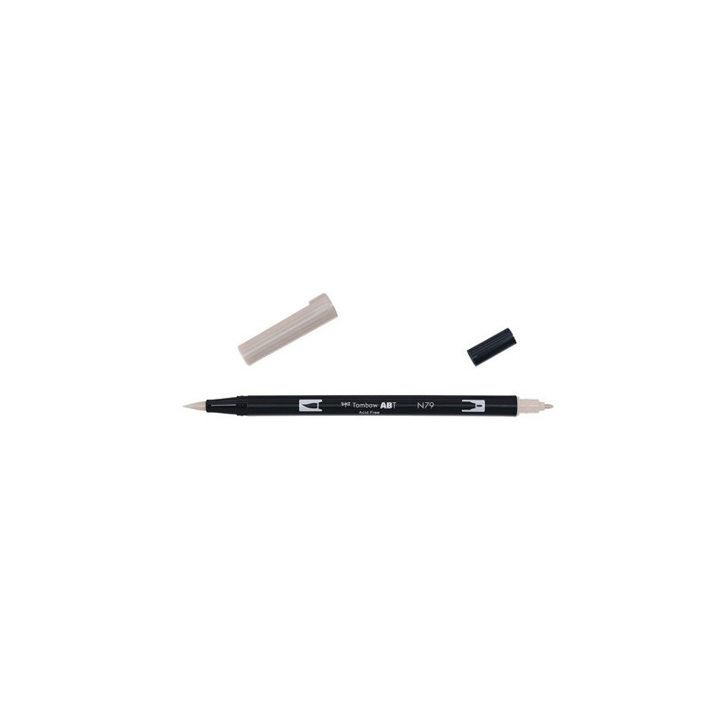 Rotulador Doble Punta Pincel Color Tombow Dual Brush 020 Warm Grey 2