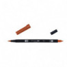 Rotulador Doble Punta Pincel Tombow Dual Brush 020 Burn Sienna