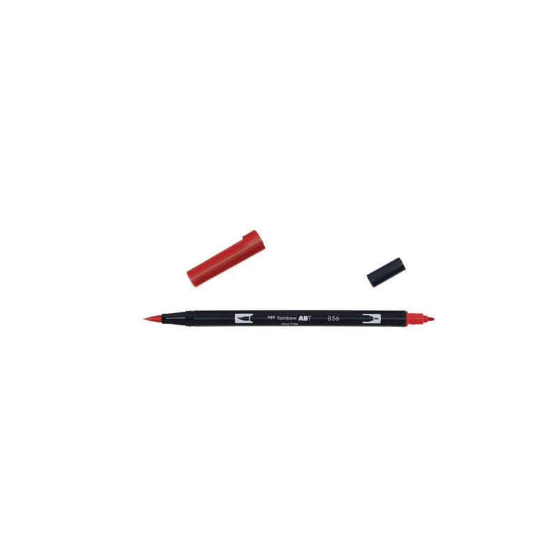 Rotulador Doble Punta Pincel Tombow Dual Brush 020 Chinese Red