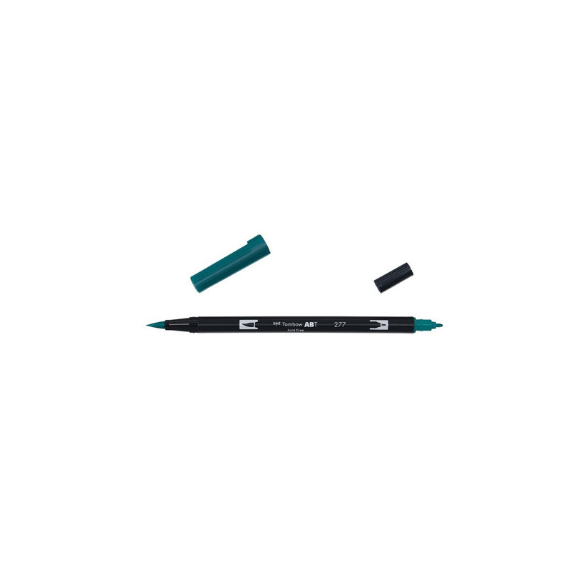 Rotulador Doble Punta Pincel Tombow Dual Brush 020 Dark Green