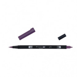 Rotulador Doble Punta Pincel Tombow Dual Brush 020 Dark Plum